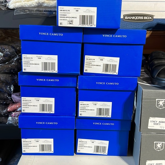 Vince Camuto Men’s Cognac Waylyn Woven Leather Upper Flip Flop Sandal NEW NIB - Picture 6 of 16